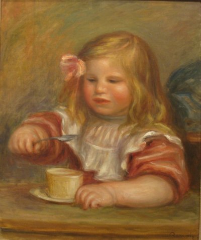 Coco Eating His Soup by Pierre Auguste Renoir